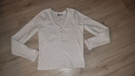 Hollister Shirt, weiss M, Top Zustand, Frühling! neuwertig 