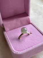 „Nebelgrauzauber – Zarter silbefarbener Ring“ Gr. 48 🎁💝