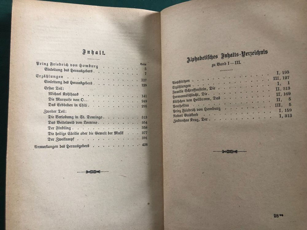 Livres: Heinrich v. Kleists Werke in drei antiquarischen Bänden – D'occasion à Kreuzlingen par HeroRica 8