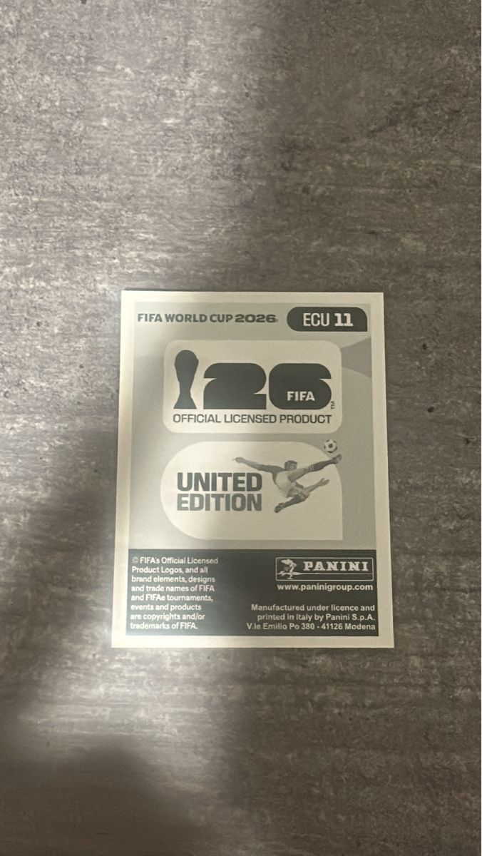 Panini Carte collezionabili: ECU 11 , FIFA WORLD CUP 2026 PANINI  – Nuovo (secondo la descrizione) da Frauenfeld venduto da 1PegPeg1 1
