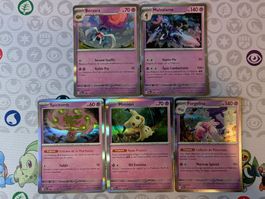 🇫🇷 Pokémon lot 5 cartes holo Évolutions à Paldea (PAL) FR