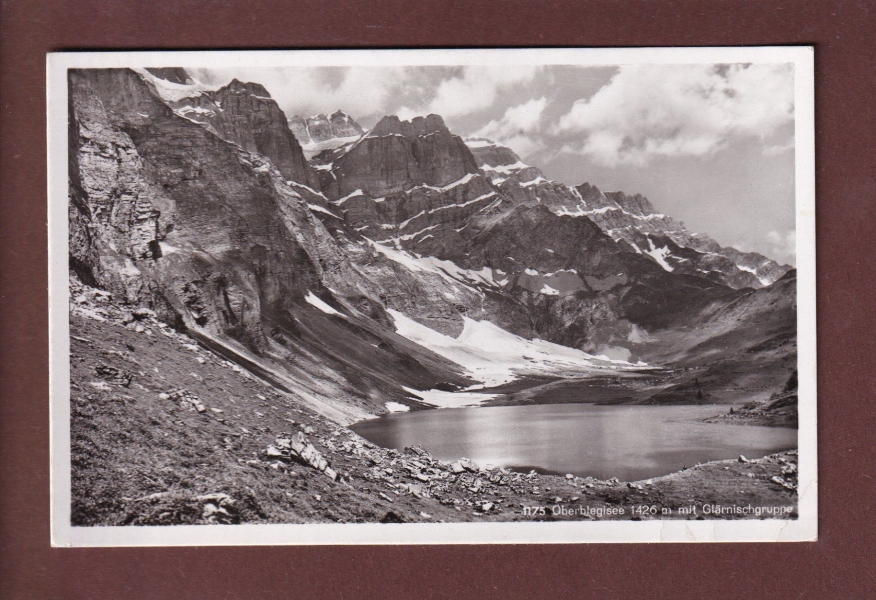 Cartoline postali: OBERBLEGISEE - Glärnischgruppe // Eckbug // – Usato da Pully venduto da nicecards
