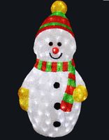 3D-LED-Schneemann, IP44 für Aussenanwendung geeignet