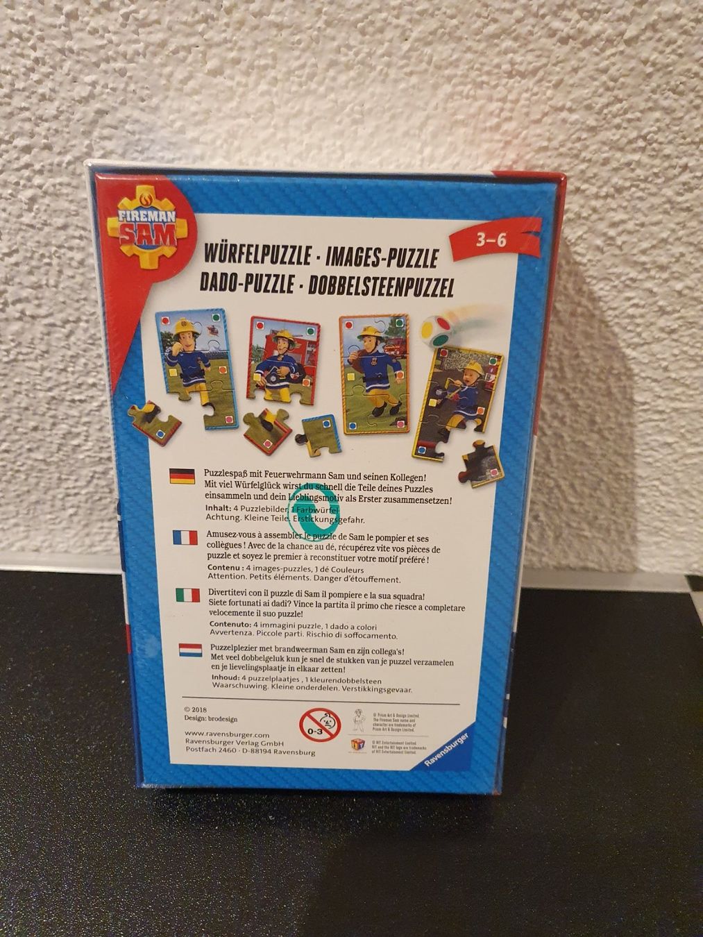Giochi: Neu - Ravensburger - Würfelpuzzle Sam – Nuovo e nell'imballaggio originale da Dagmersellen venduto da Jarsetz_Restposten 1