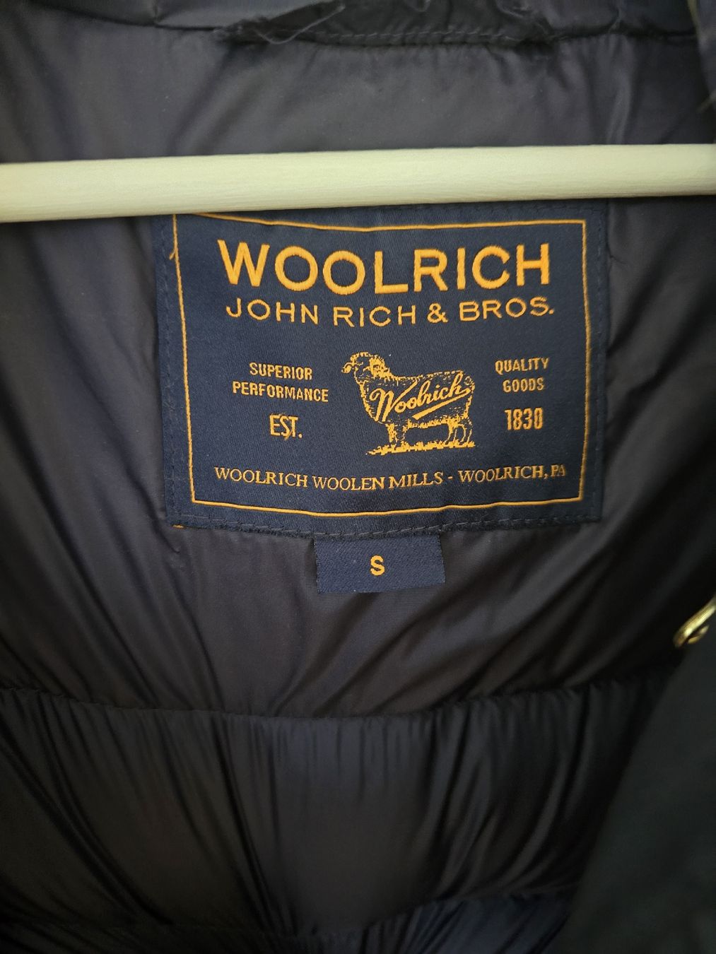 Woolrich Giacche: Original Woolrich Jacke dunkelblau – Usato da Uster venduto da TOPPRICEE 2