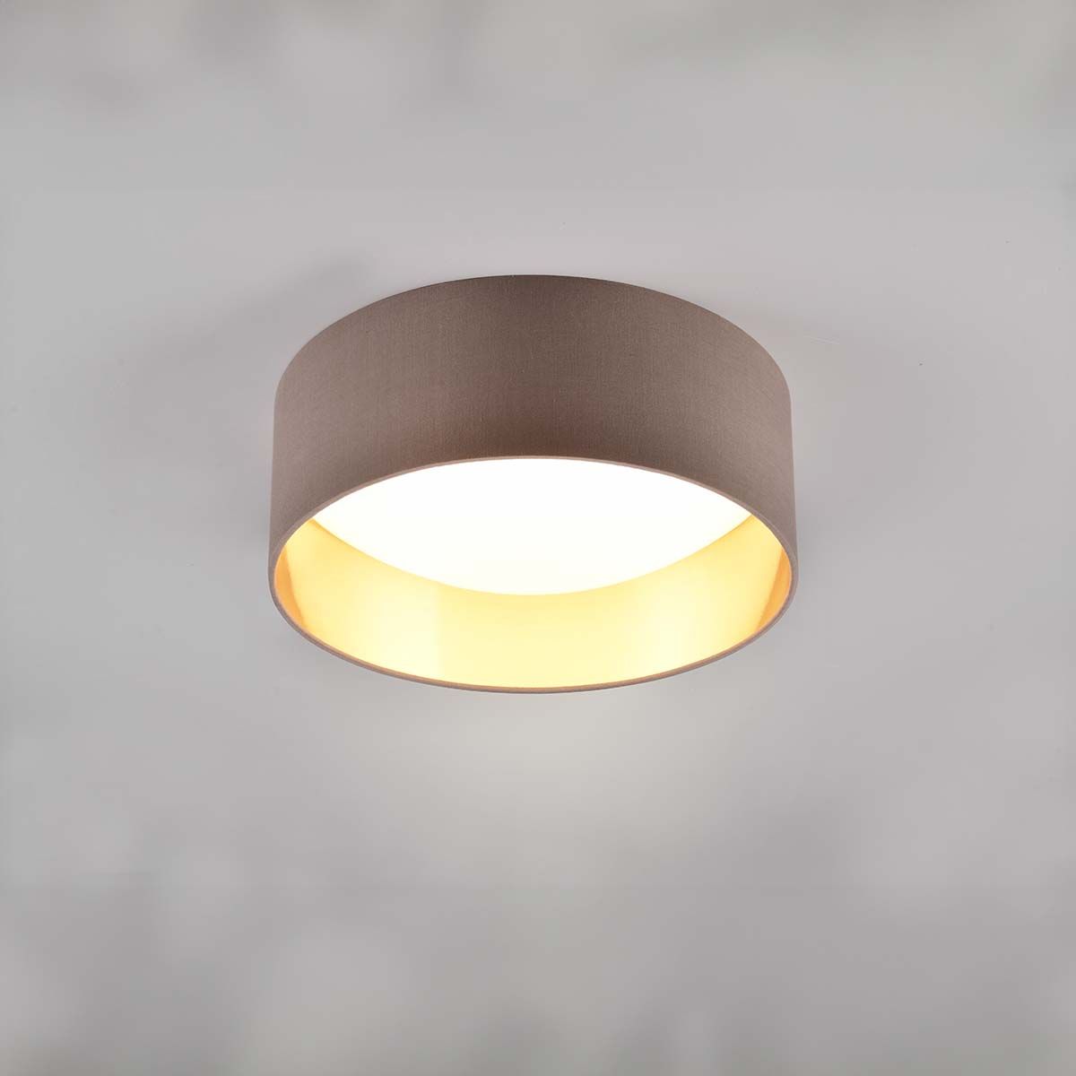 Lampadari & plafoniere: Deckenleuchte, Stoff, Taupe, 30 cm Ø – Nuovo (secondo la descrizione) da Kreuzlingen venduto da Smart-Light