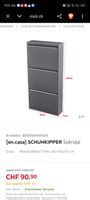 Schuhkipper Sokndal Grau Breite/Höhe/Tiefe 50/104/15cm