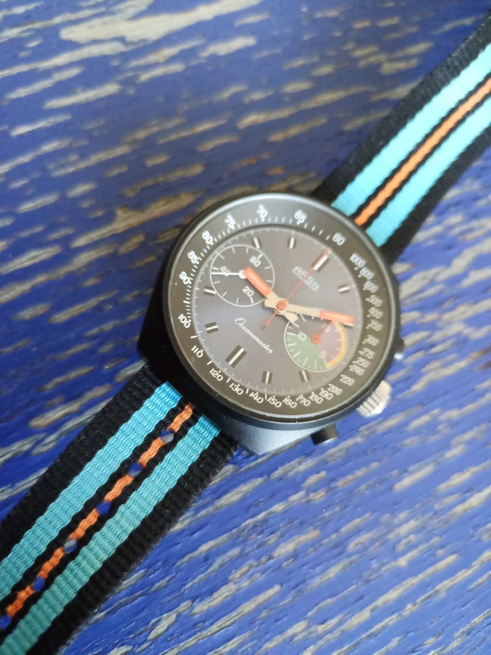 Orologi: Arsa Oceanmaster Chronograph Handaufzug  – Usato da Dübendorf venduto da Puenti007 2