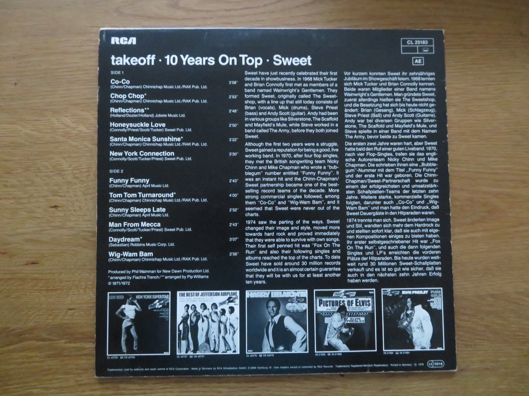 Dischi in vinile: SWEET 10 YEARS ON TOP – Nuovo (secondo la descrizione) da Zürich venduto da max_cp5f 1