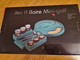 Jeu à boire mini golf