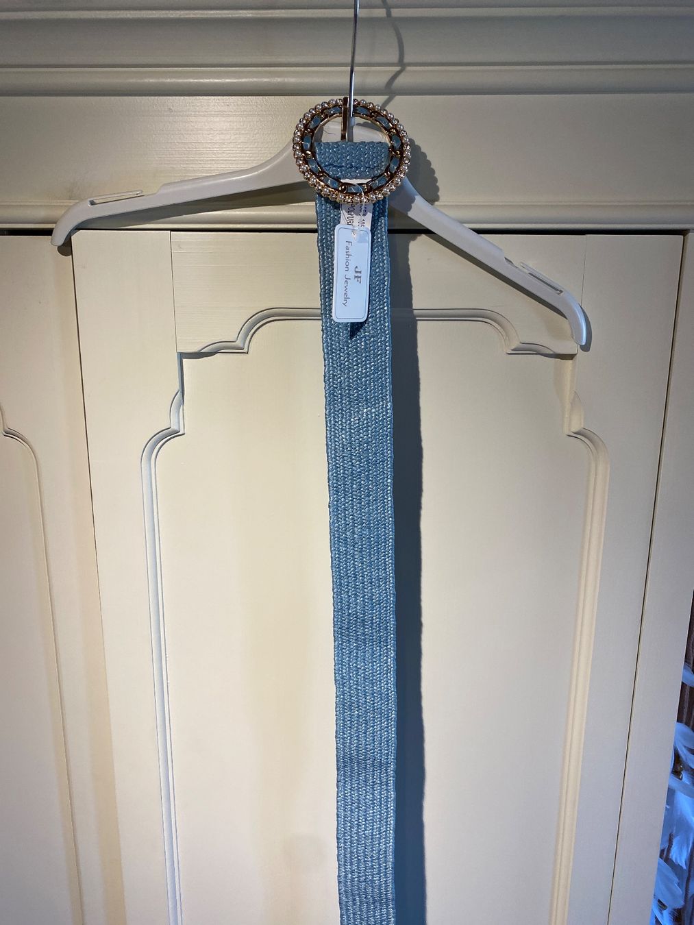 Cinture: GÜRTEL-STRETCH,HELLBLAU – Nuovo e nell'imballaggio originale da Meienried venduto da ManuelaBoutique