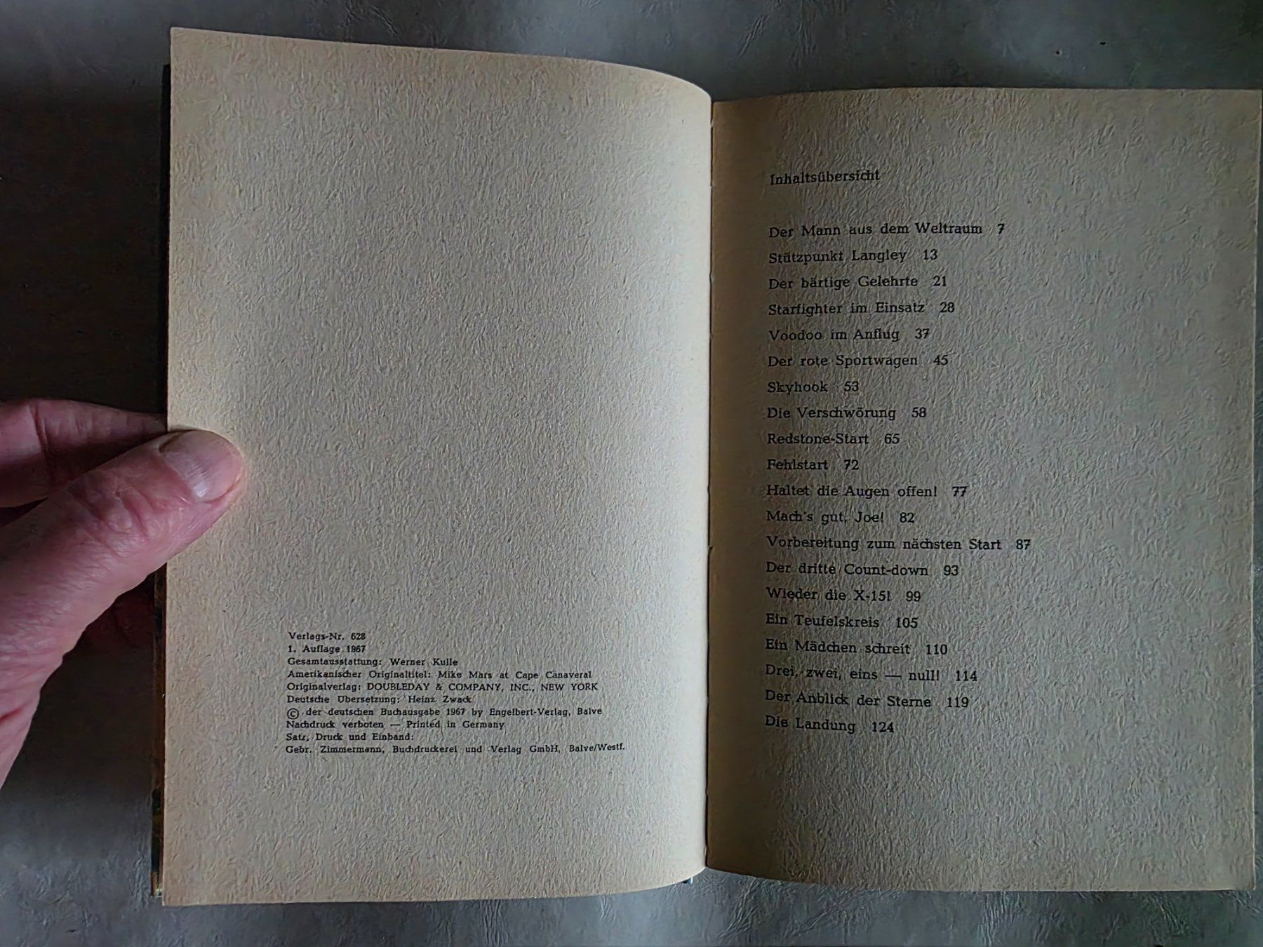 Bücher: Astronaut Mike Mars - Auf Kap Kennedy - 1967 – Gebraucht aus Walterswil BE von Lonitti 3