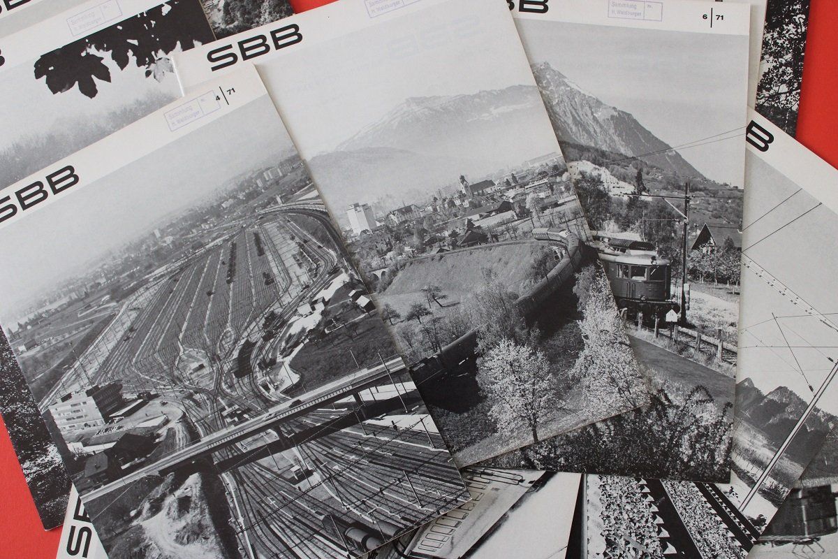 Riviste & Magazine: 20 x SBB Nachrichtenblatt 1970 & 1971 – Usato da Wettswil venduto da roma010 4