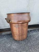 Antiker Kupferkessel, Halbrunder Kupferwassertank, Altkupfer