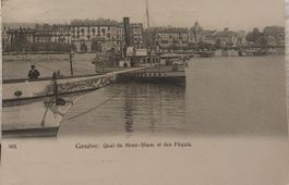 GENÈVE  -  Quai du Mont-Blanc et des Pâquis