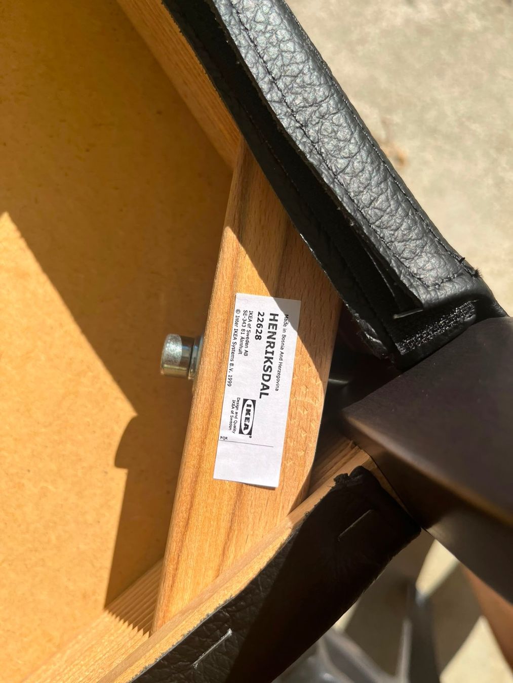 Ikea Sedie: 6x IKEA Henriksdal Stuhl echt Leder – Usato da Wil SG venduto da Klicks 4