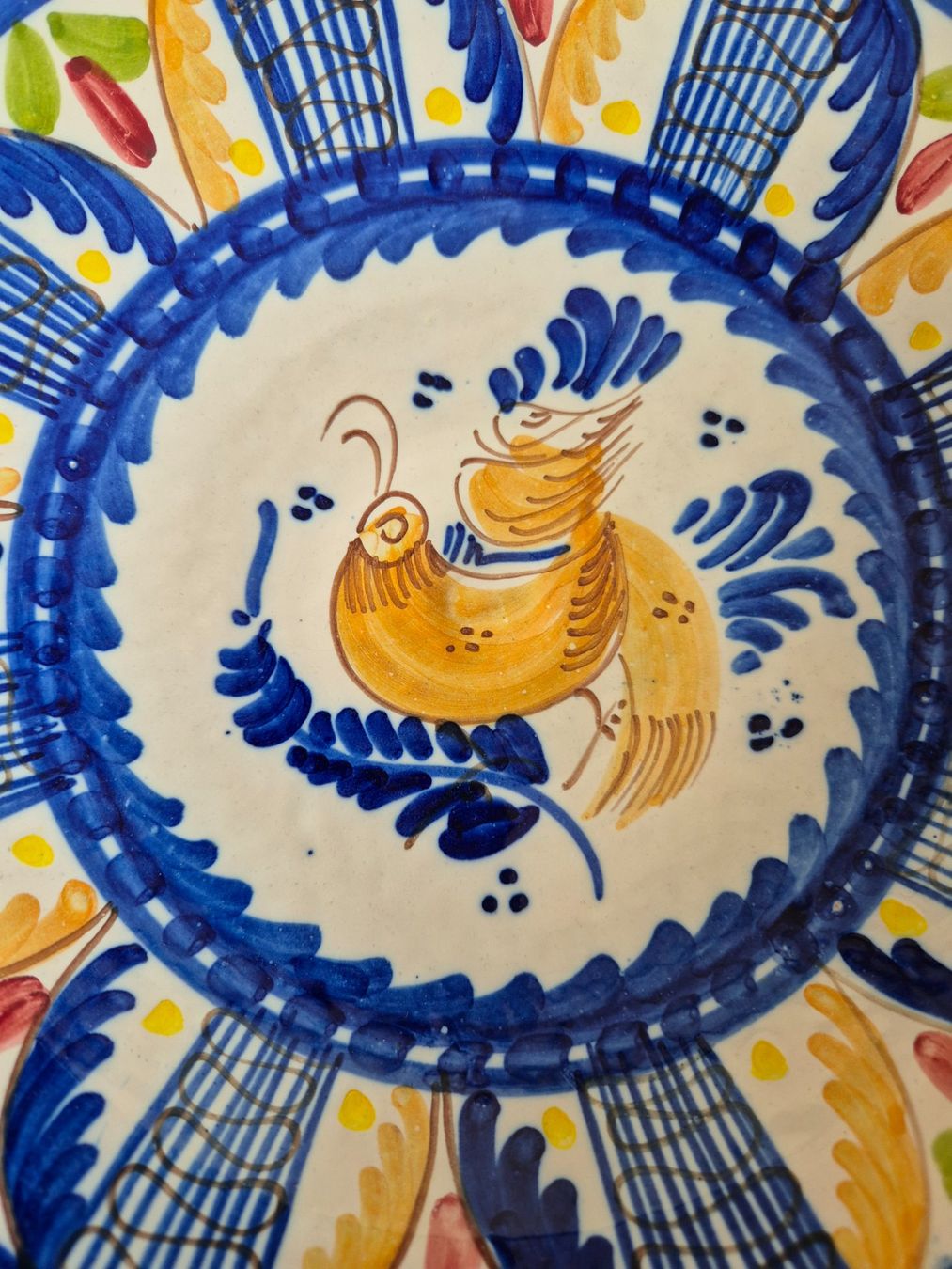 Piatti di portata: Assiette décoration faience Espagne C17 – Usato da Fully venduto da tameab 1