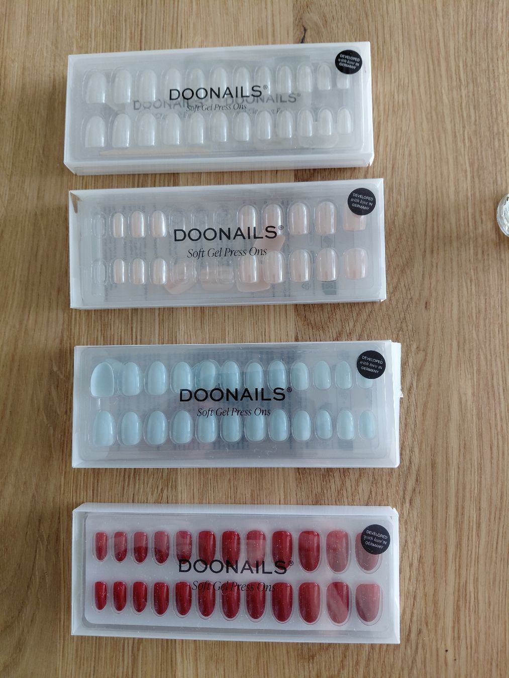 Unghie finte: Doonails Soft Gel press ons mit Remover- und Nagelöl – Nuovo (secondo la descrizione) da Geuensee venduto da sonnenstunden 1