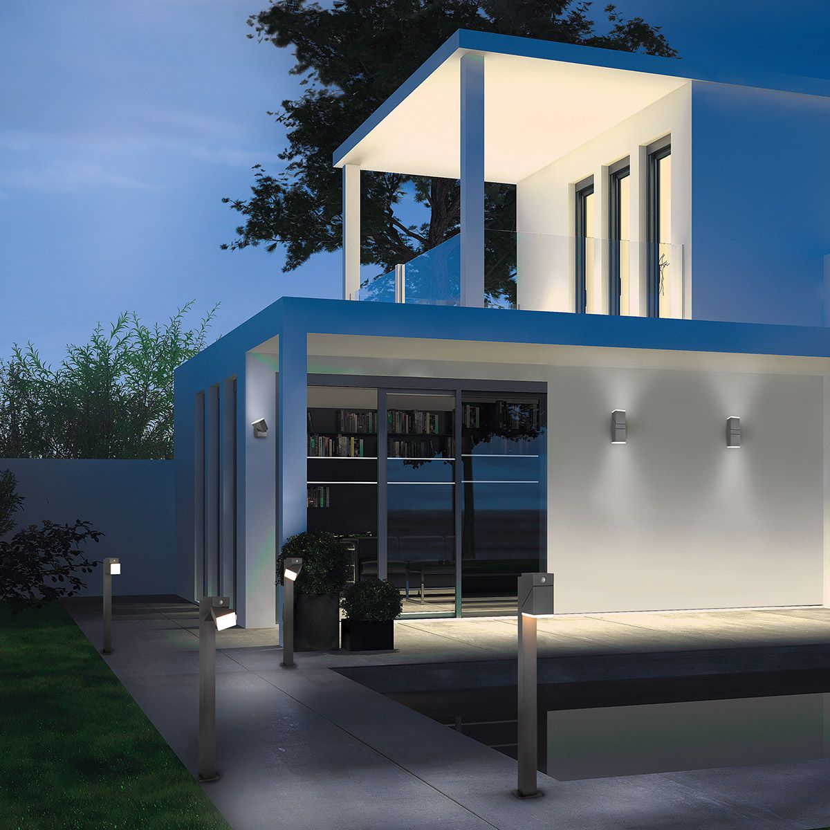 Lampade: LED Aussen Wandleuchte, Verstellbar – Nuovo (secondo la descrizione) da Kreuzlingen venduto da Smart-Light 1