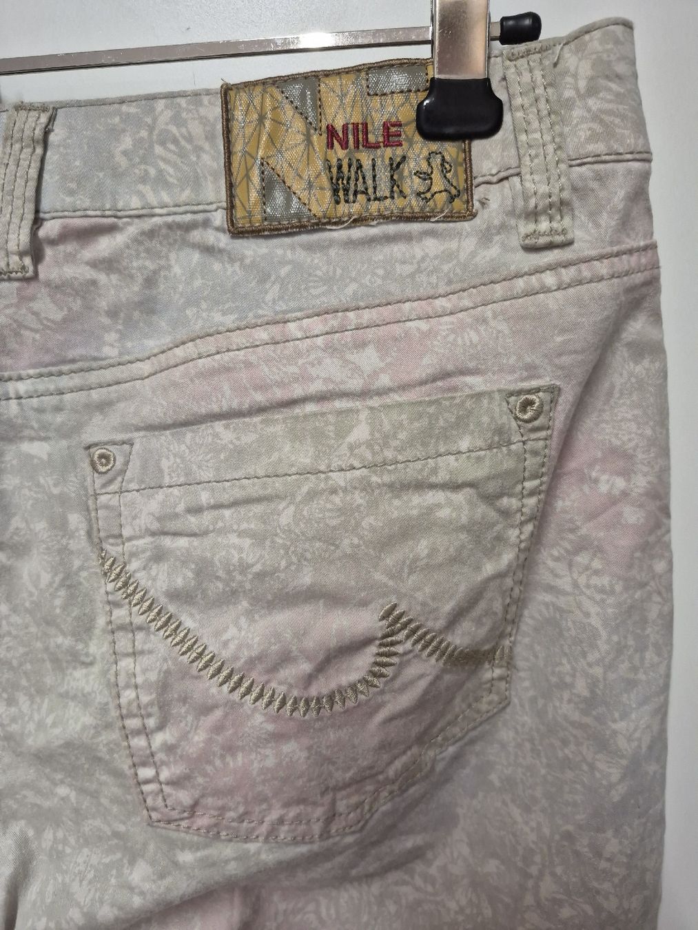 Nile Pantalons: NILE Hose Stretch Gr.S+ Pastell, Muster – D'occasion à Merligen par muss_haben 2