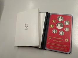 (582) Münzsatz 1987 PP im Etui