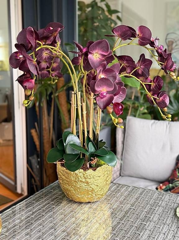 Alle Dekorationen: violette Orchideen Schale künstlich – Neu (gemäss Beschreibung) aus Luzern von Brokiland