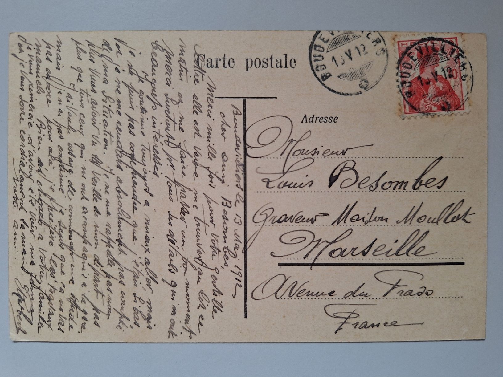 Cartoline postali:  Les Brenets et le Pré du Lac – Usato da Sargans venduto da nicsam1815 1