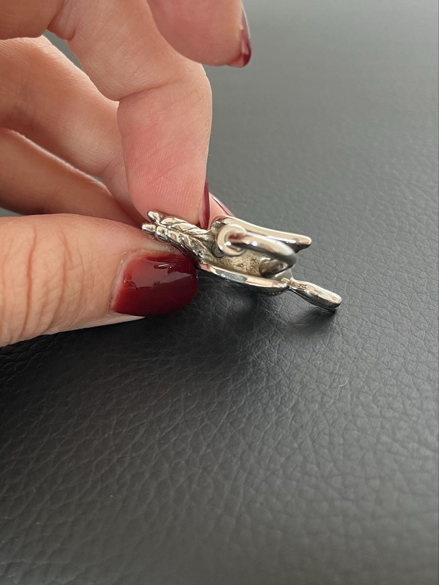 Hermès Portachiavi: Hermès Cadena Pégase 1993 Vintage Pegasus silber – Usato da Zürich venduto da emi_m9h6 7