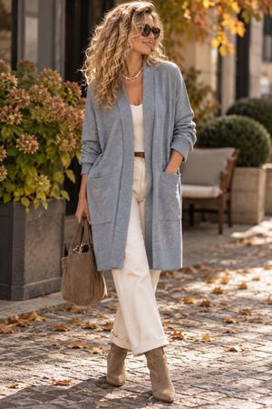 Neue leichte Strickjacke / Cardigan von NILE Gr.S-M