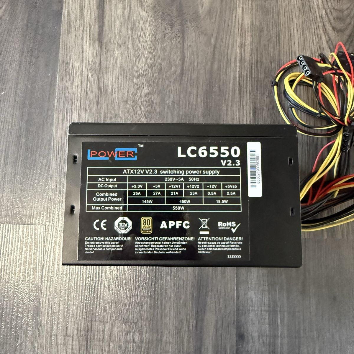 Componenti elettronici: Alimentation PC LC-Power LC6550 V2.3 550W – Usato da Evilard venduto da Adrien___2 1