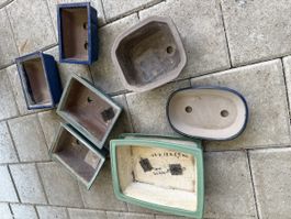 Konvolut Bonsaischalen Keramik vers. Grösse & Form