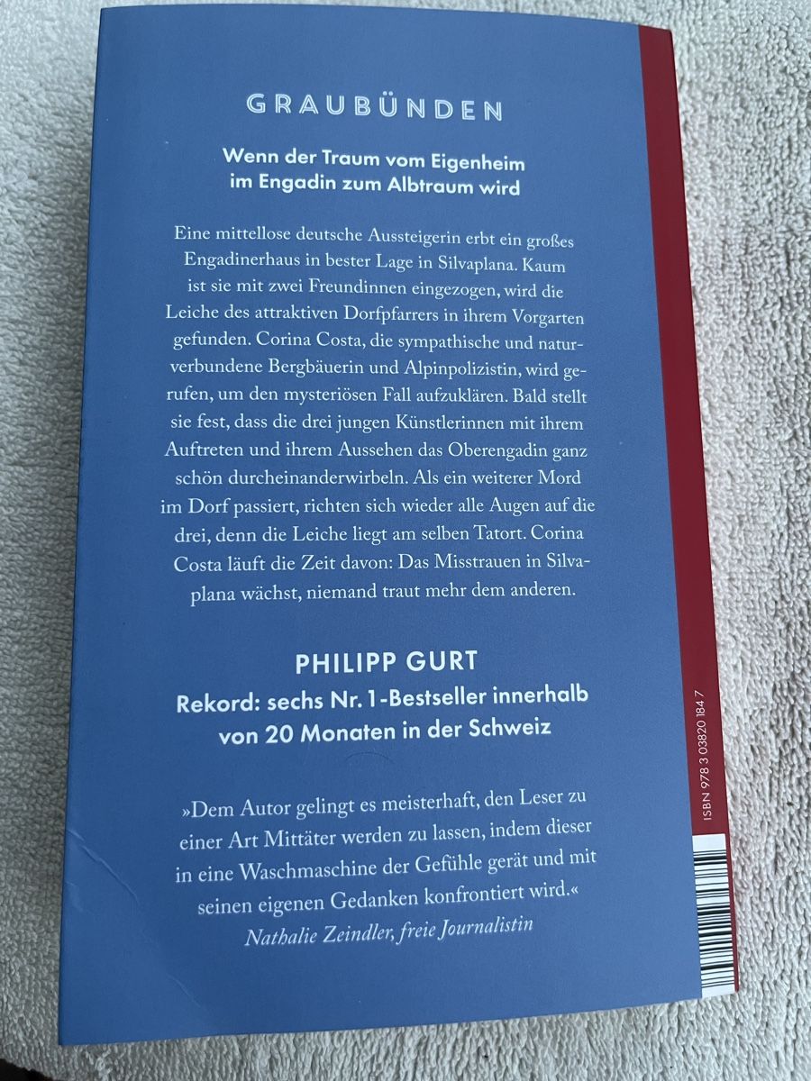 Libri: Engadiner Rache von Philipp Gurt – Nuovo (secondo la descrizione) da Neuenhof venduto da Ivita 1