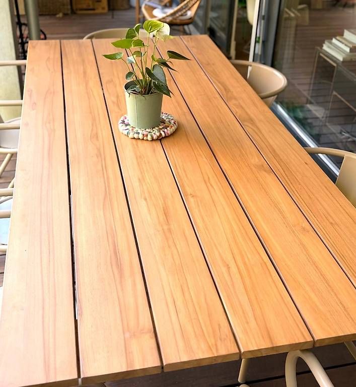 Tables: Teakholz Gartentisch Fabrikneu – Neuf (Voir description) à Basel par Wettstein4058 1