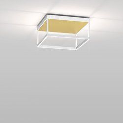 Kronleuchter & Deckenlampen: REFLEX² Deckenleuchte weiss / gold von Serien Lighting – Gebraucht aus Umiken von licht5040