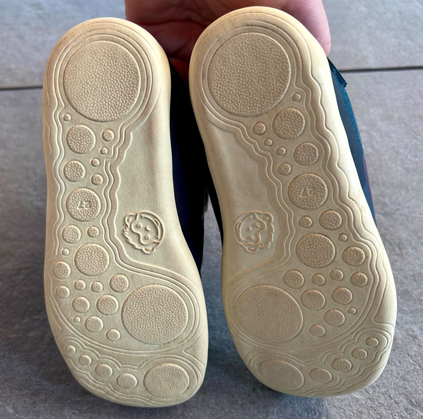 Affenzahn Schuhe für Jungen: Affenzahn Halbschuh, Schildkröte, Grösse 27 – Gebraucht aus Riedholz von Abendsonne 2