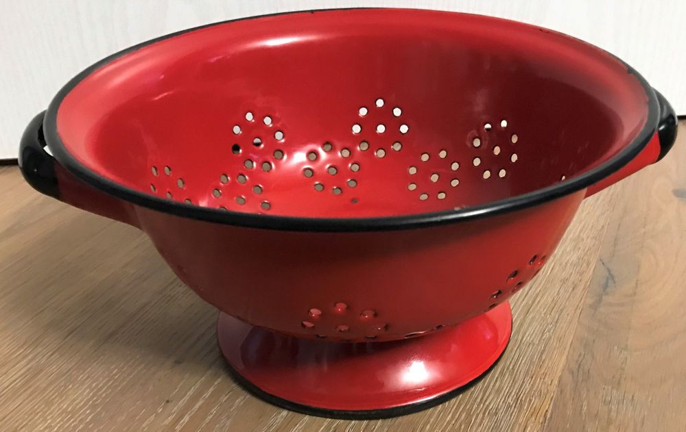 PGYARD Mini-Speckfettbehälter Mit Sieb – Emaille-Fettbehälter Für Küche & Aufbewahrung, Spülmaschinenfest