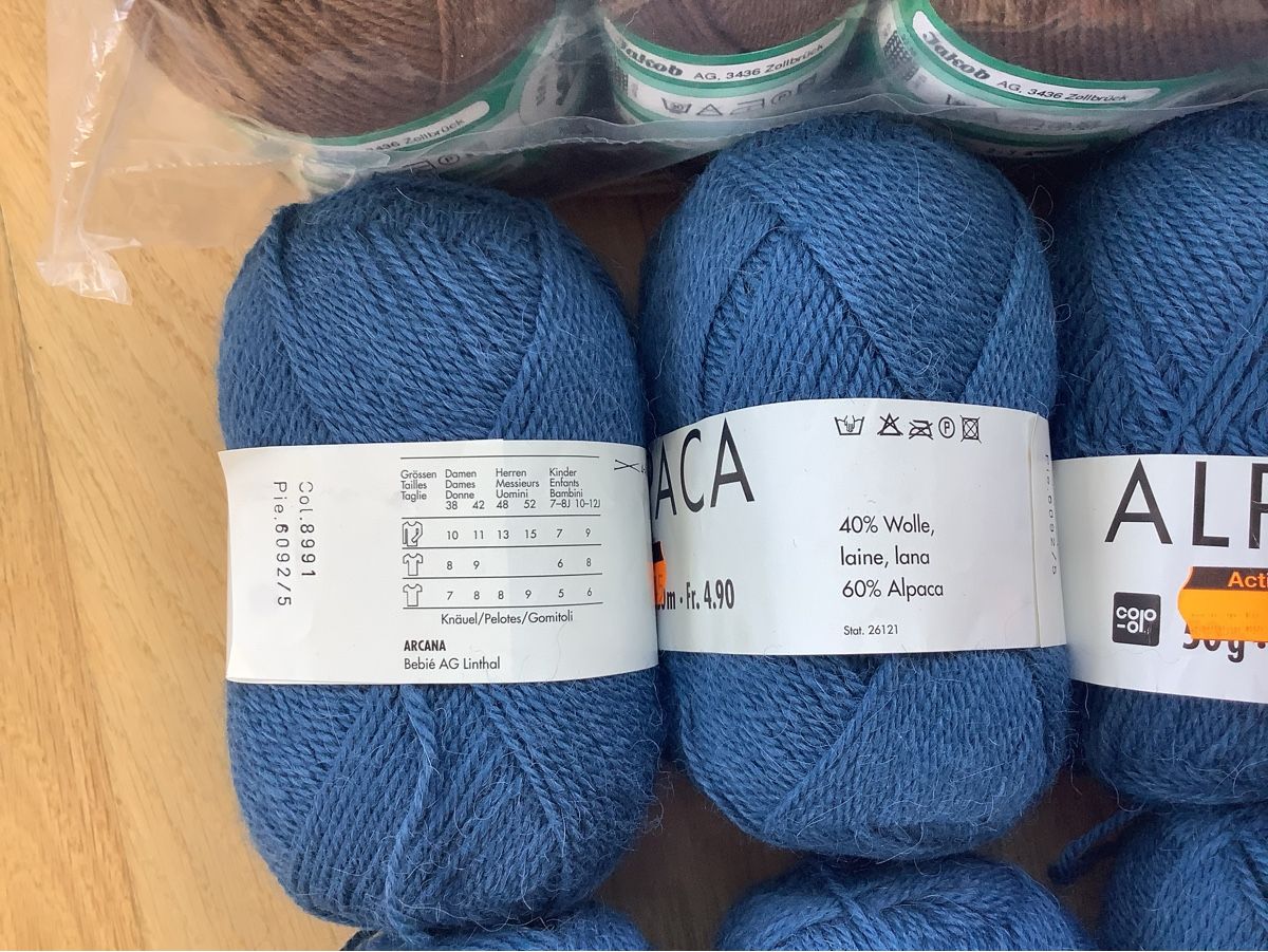 Laine: 55 Wollknäuel – D'occasion à Wildegg par mollilove 2