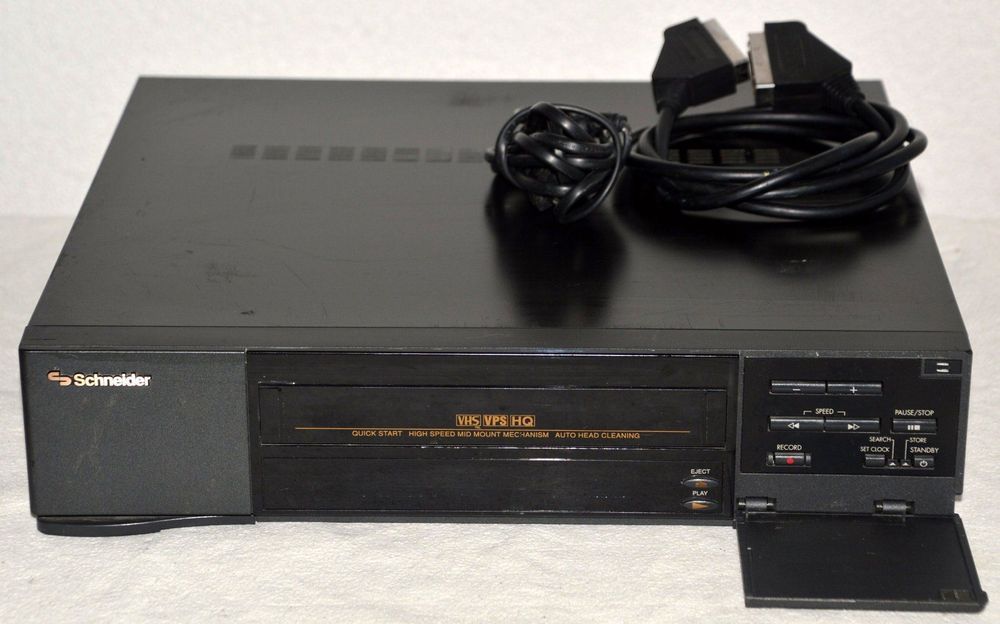 Magnétoscope SCHNEIDER 65DV7 – Fonctionnel – Bon état – Lecteur VHS