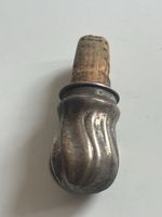 Flaschenverschluss Korken Silber Metall floral(S35)