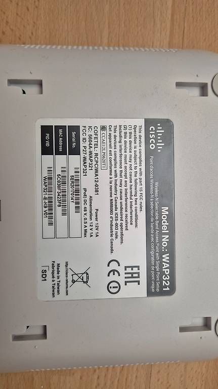 WiFi: Cisco Access Point WAP 321 – Usato da St. Erhard venduto da fro9000 1