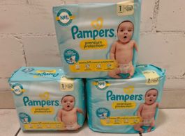 3x Pampers Premium Protection Grösse 1