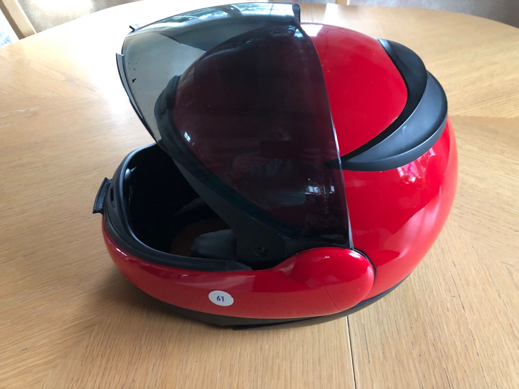 Caschi & visiere: Roter Motorradhelm Gr. 61, Klapphelm – Usato da Schübelbach venduto da Dolly990_2 2