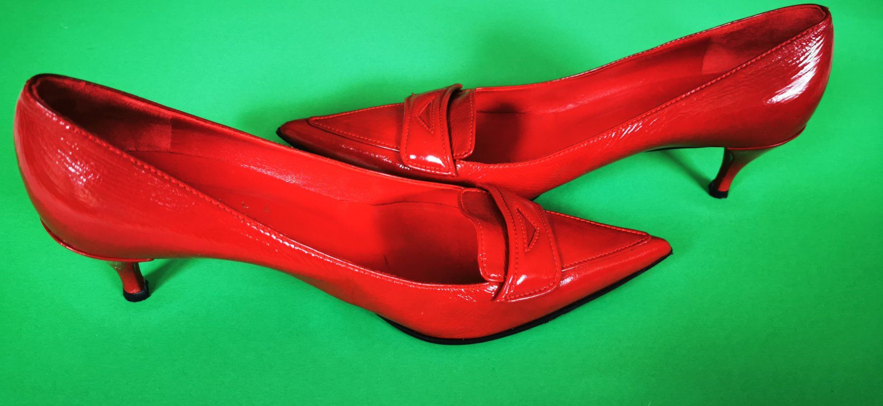 Scarpe da donna: Schicke rote Lack-Pumps, Grösse 38, neu – Nuovo (secondo la descrizione) da Egg b. Zürich venduto da bil_6lr7 2