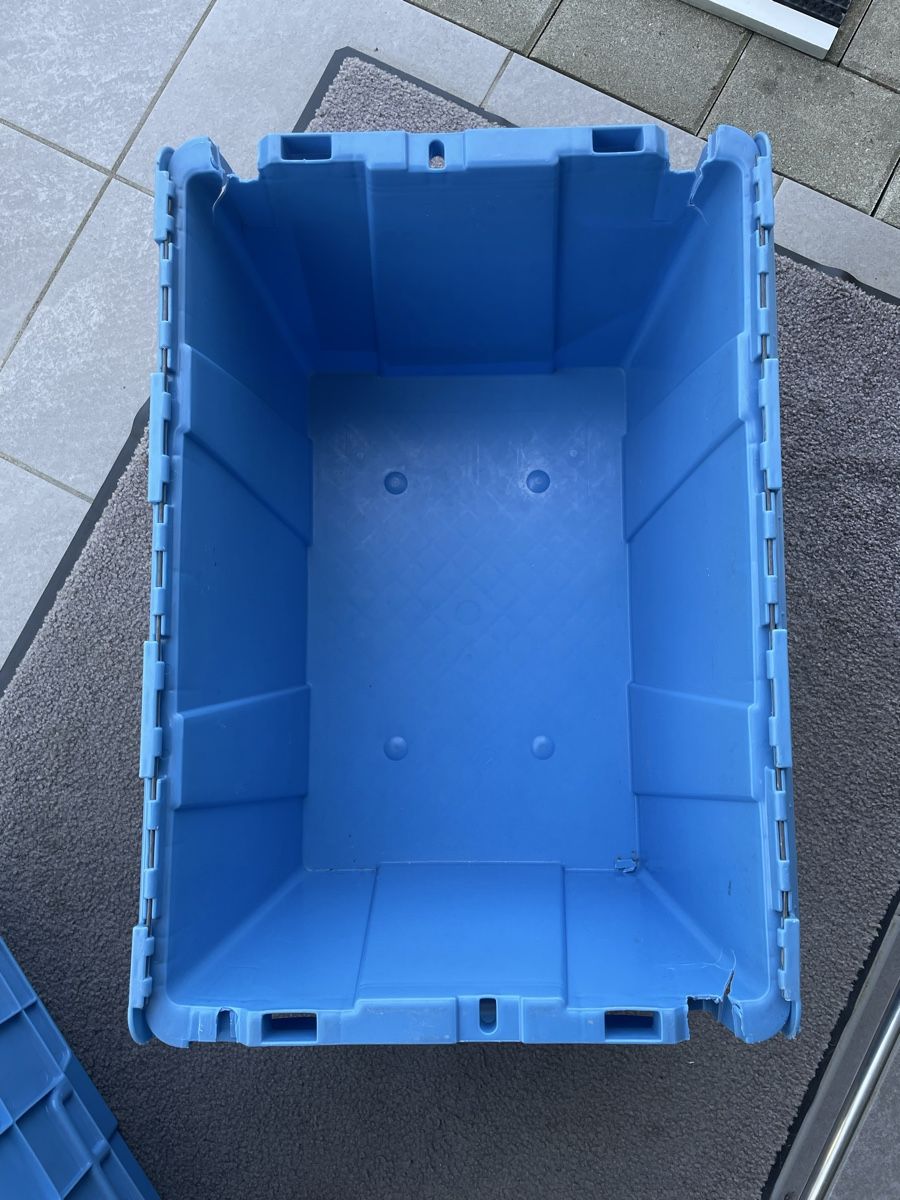 Contenitori & Simili: Stapelboxen blau 2 Stk. Dispoboxen mit Deckel – Difettoso da Wängi venduto da Thurgauer98 1