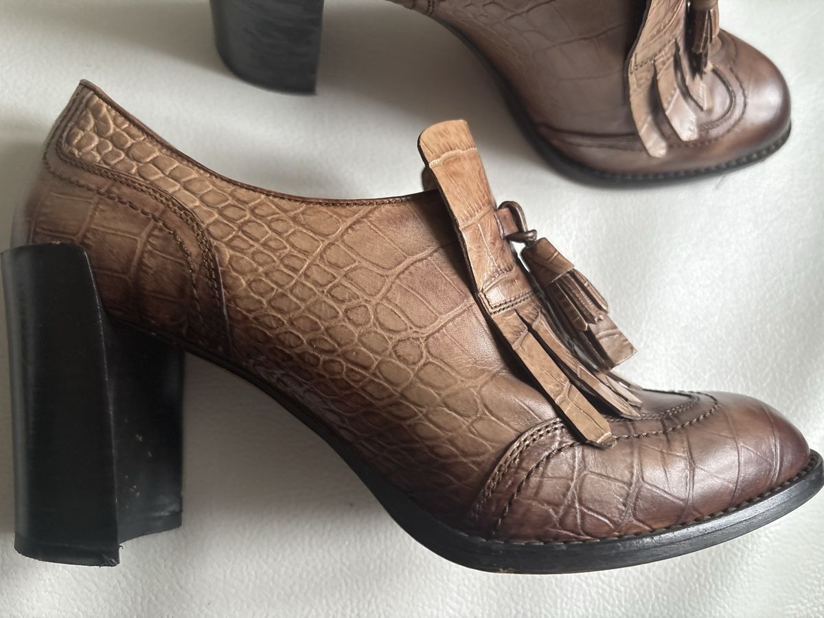 Santoni Scarpe da donna: Santoni Schuhe, Echtleder, Gr. 38! – Usato da langenthal venduto da rundholz7 4