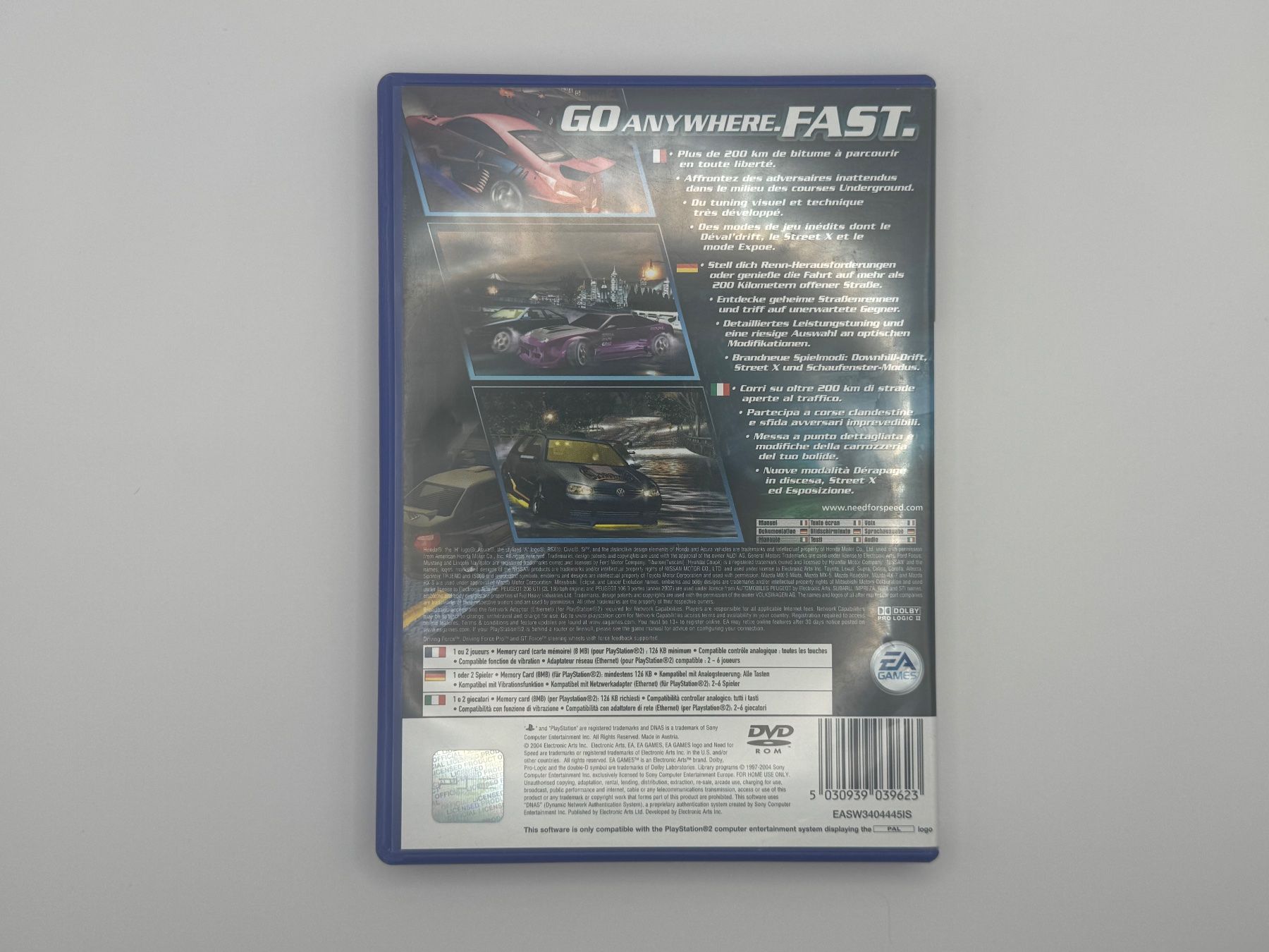 Sony Giochi: PlayStation 2 Need for Speed Underground 2 – Usato da Bettlach venduto da awi_7jcb 1