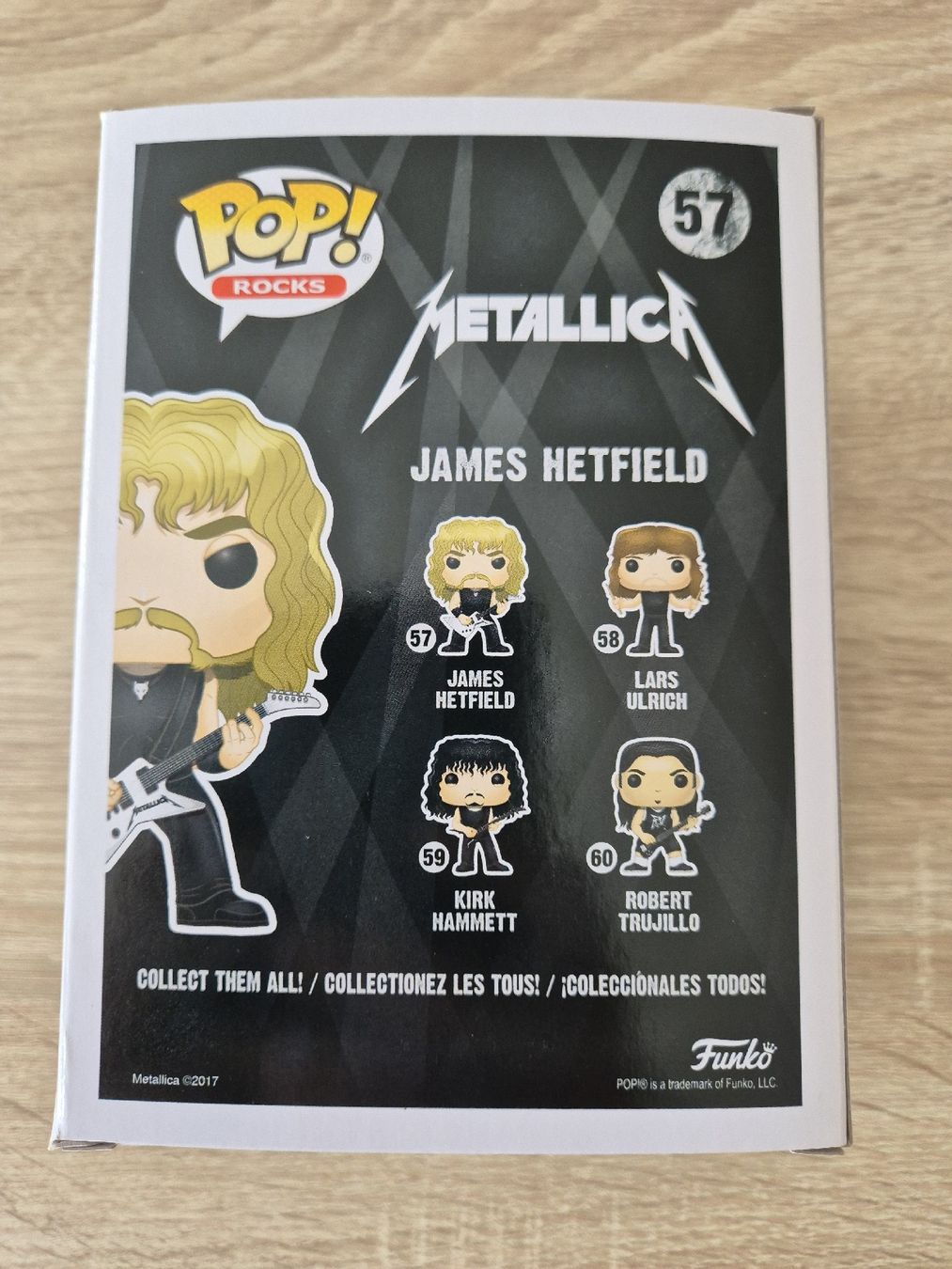 Statuette: Funko Pop Rocks Metallica James Hetfield #57 – Nuovo e nell'imballaggio originale da La Chaux-de-Fonds venduto da joa_5yfy 2