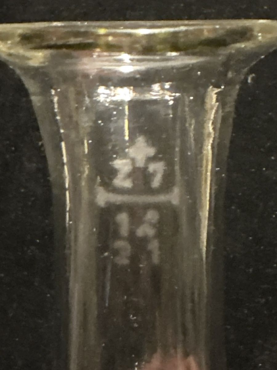 Caraffe: Artikel Glaskaraffe Z + 7  1 Liter 1921 – Usato da Zürich venduto da Chaeffeler 1