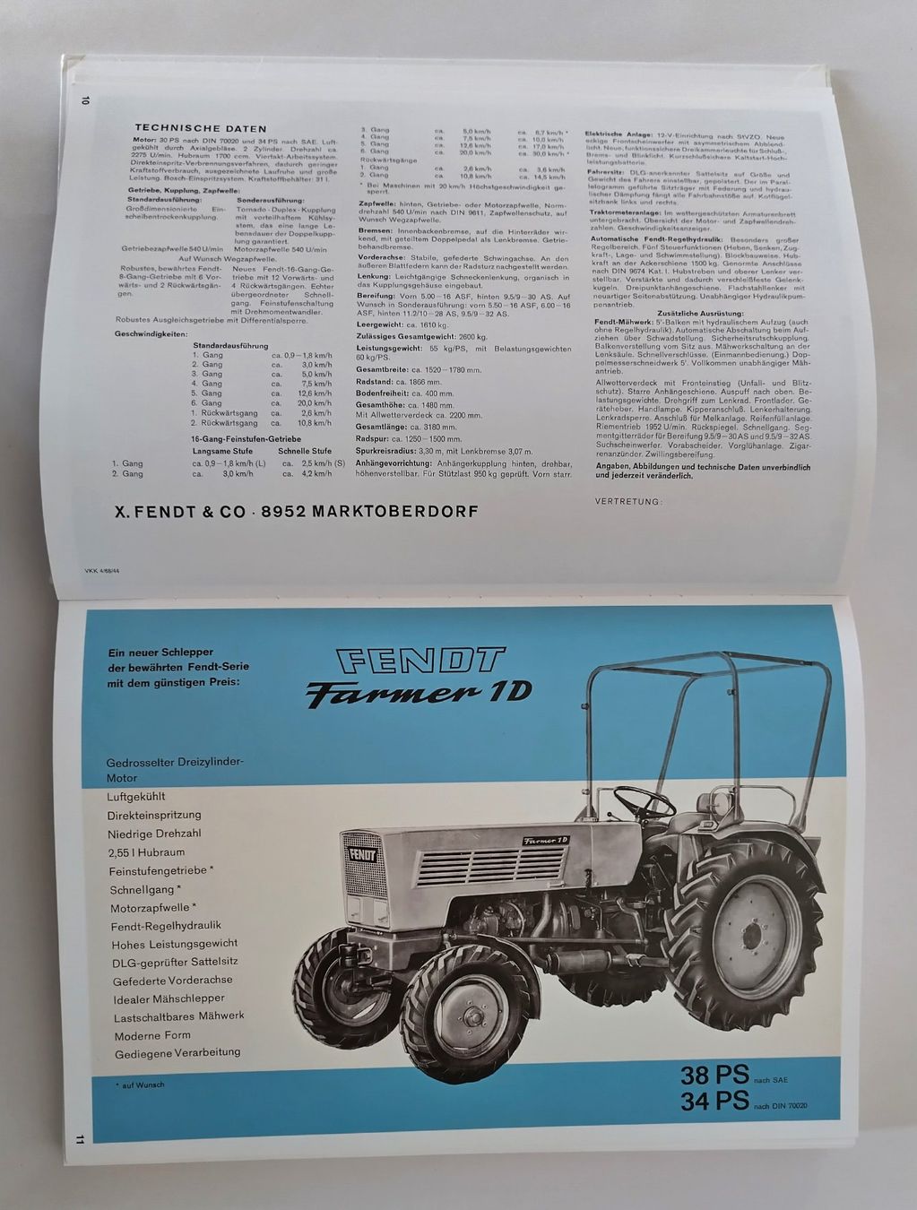 Libri: Fendt Schlepper-Prospekte von 1966-1978 / Traktoren Buch – Usato da Bellach venduto da JingleJerry 3
