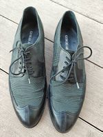 Herren-Schuhe Gr. 43 1/2 grau-schwarz von Giorgio Armani
